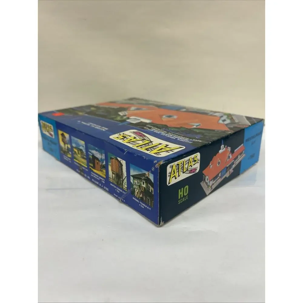 HO Scale Atlas #760 RESTAURANT KIT NEW Railroad Train Model OPEN BOX